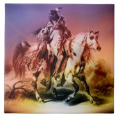 Indianeramerikaner Fliese (Vorderseite)