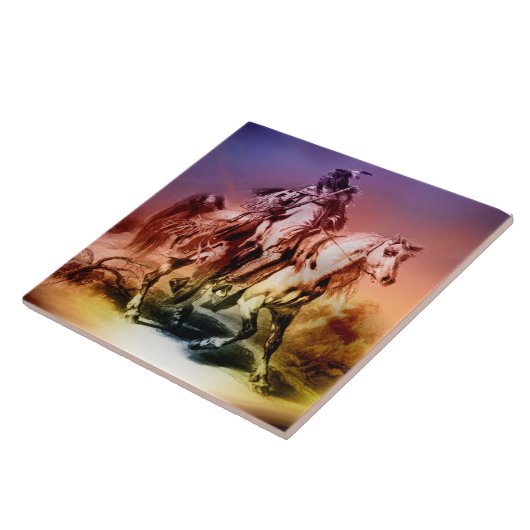 Indianeramerikaner Fliese (Seite)