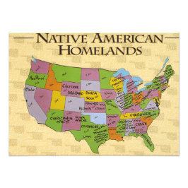 Indianeramerikaner Fotodruck