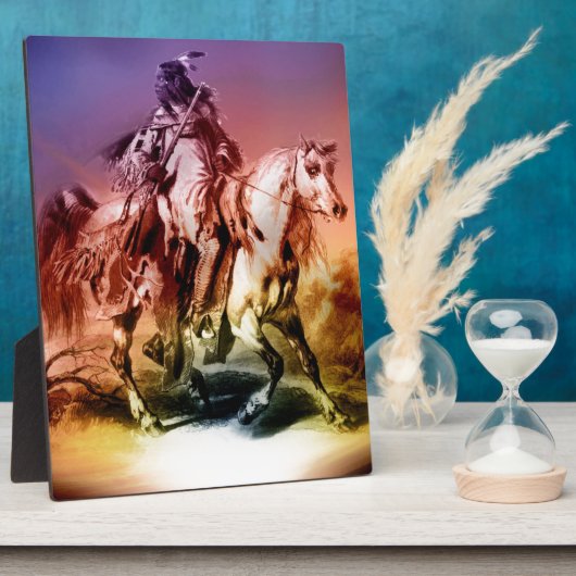 Indianeramerikaner Fotoplatte (Seite)