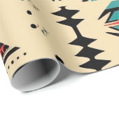 Indianeramerikaner gemustert geschenkpapier (Rolleneckpunkt)