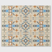 Indianeramerikaner Geschenkpapier (Flach)
