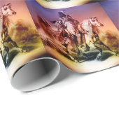 Indianeramerikaner Geschenkpapier (Rolleneckpunkt)