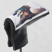 Indianeramerikaner Golf Headcover (3/4 Vorderseite)