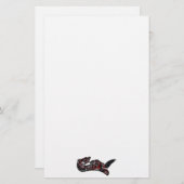 Indianeramerikaner Haida Art Otter Illustration Briefpapier (Vorne/Hinten)