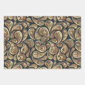 Indianeramerikaner inspiriert Paisley Pattern Geschenkpapier Set (Vorderseite)