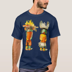 Indianeramerikaner KACHINA DOLLS abstrakt 2 Fan T-Shirt