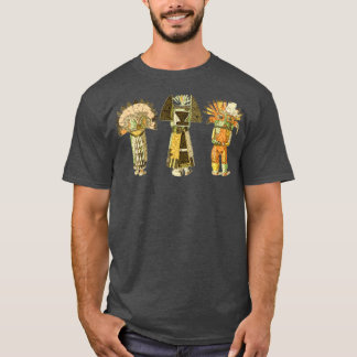 Indianeramerikaner KACHINA DOLLS abstrakt grunge T-Shirt