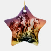 Indianeramerikaner Keramikornament (Vorne)