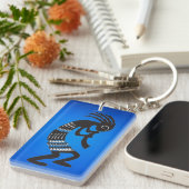 Indianeramerikaner Kokopelli Symbol Schlüsselanhän Schlüsselanhänger (Vorderseite rechts)