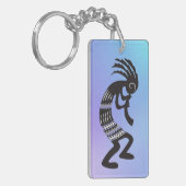 Indianeramerikaner Kokopelli Symbol Schlüsselanhän Schlüsselanhänger (Vorderseite links)