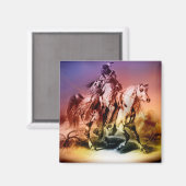 Indianeramerikaner Magnet (Vorderseite/Rückseite)