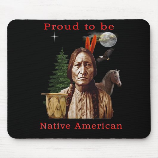Indianeramerikaner Mousepad (Vorne)