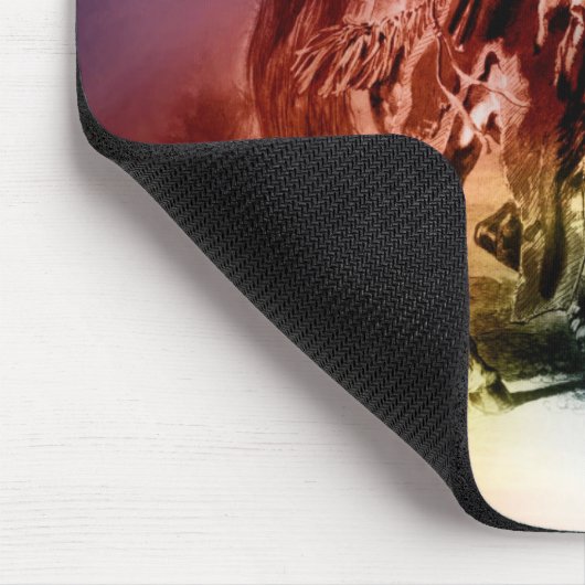 Indianeramerikaner Mousepad (Ecke)