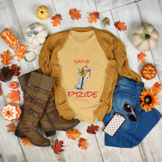 Indianeramerikaner noch hier Ayasha-Cartoon T-Shirt