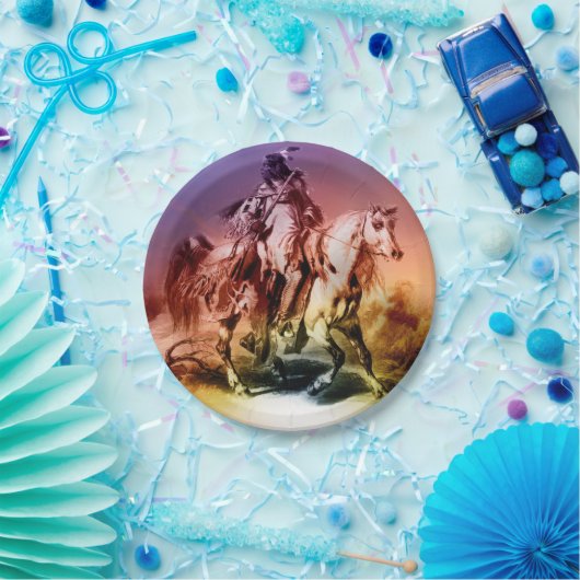 Indianeramerikaner Pappteller (Party)