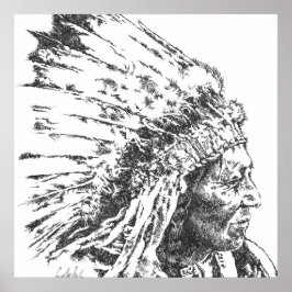 Indianeramerikaner Poster