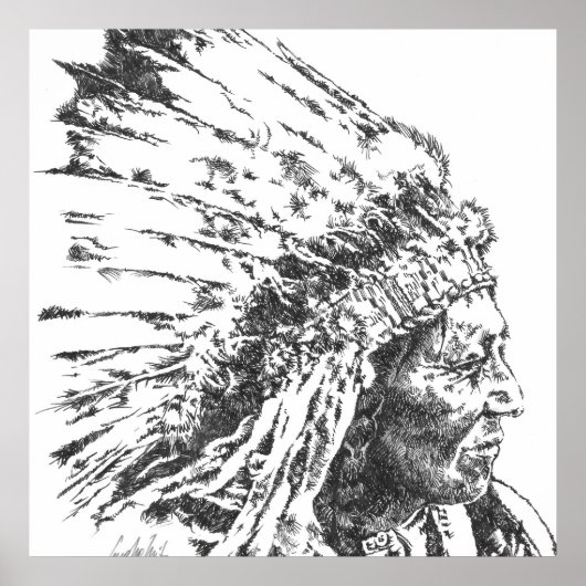 Indianeramerikaner Poster (Vorne)