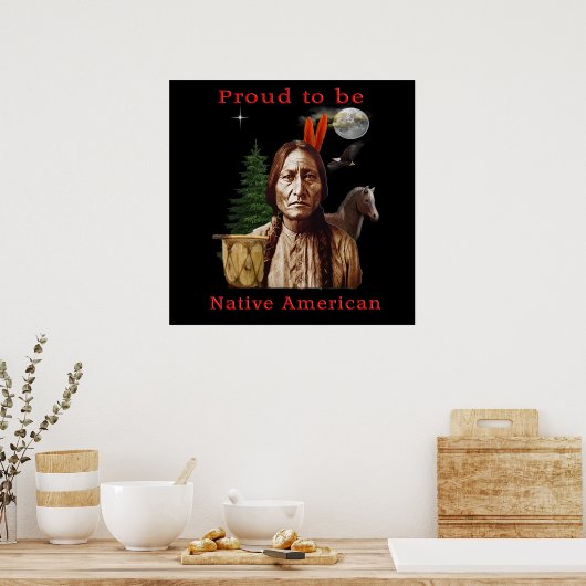 Indianeramerikaner Poster (Küche)