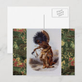 Indianeramerikaner Postkarte (Vorne/Hinten)