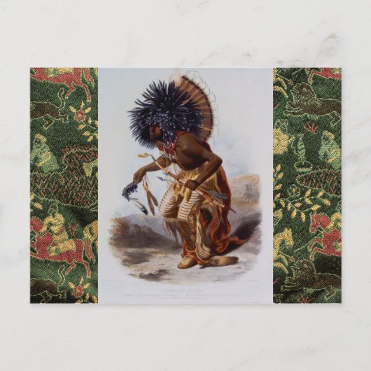 Indianeramerikaner Postkarte (Vorderseite)