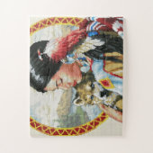 Indianeramerikaner Puzzle (Vertikal)