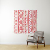 Indianeramerikaner: Red Ink Doodle. Wandteppich (Beispiel (Horizontal))