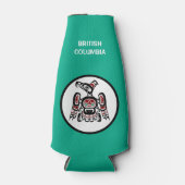 Indianeramerikaner Roter Kaigani Thunderbird Flaschenkühler (Vorderseite)