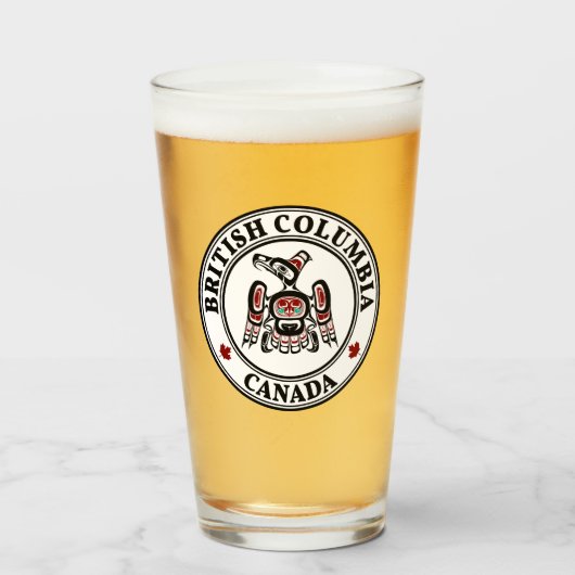 Indianeramerikaner Roter Kaigani Thunderbird Glas (Vorne (Gefüllt))