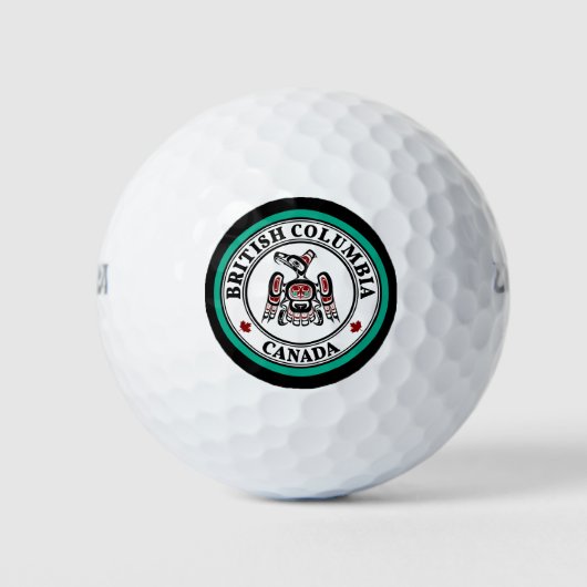 Indianeramerikaner Roter Kaigani Thunderbird Golfball (Vorderseite)