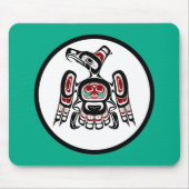 Indianeramerikaner Roter Kaigani Thunderbird Mousepad (Vorne)