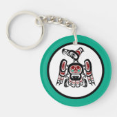 Indianeramerikaner Roter Kaigani Thunderbird Schlüsselanhänger (Vorderseite)