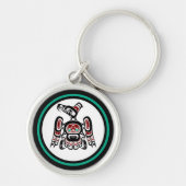 Indianeramerikaner Roter Kaigani Thunderbird Schlüsselanhänger (Vorne)