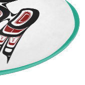 Indianeramerikaner Roter Kaigani Thunderbird Schneidebrett (Ecke)