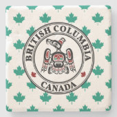 Indianeramerikaner Roter Kaigani Thunderbird Steinuntersetzer (Vorderseite)