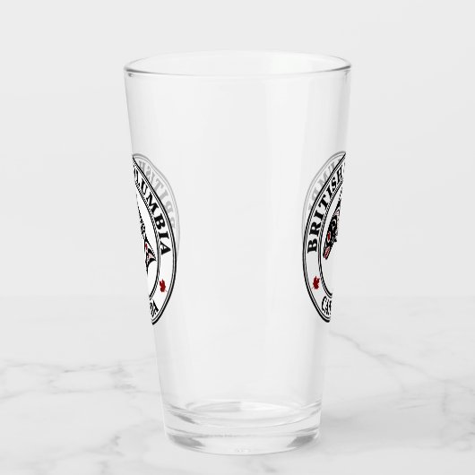 Indianeramerikaner Roter Schwarz-weiß Haida Art Sa Glas (Links)