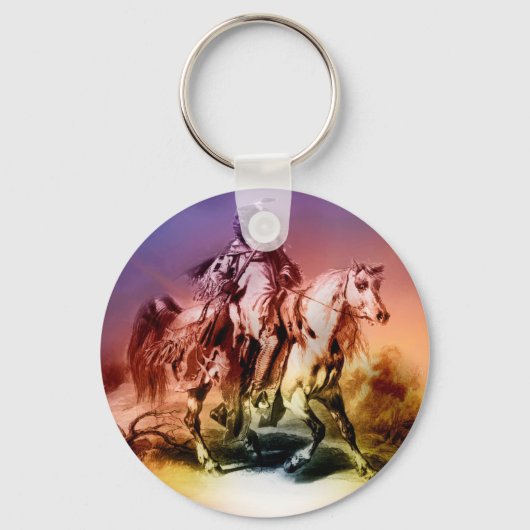 Indianeramerikaner Schlüsselanhänger (Vorderseite)