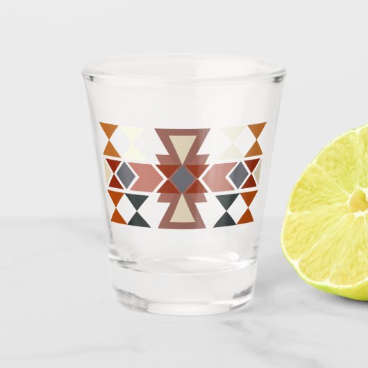 Indianeramerikaner Schnapsglas (Vorderseite)