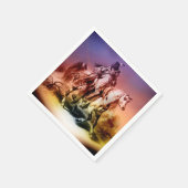 Indianeramerikaner Serviette (Ecke)