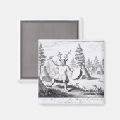 Indianeramerikaner Shaman Magnet (Vorderseite/Rückseite)