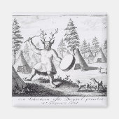 Indianeramerikaner Shaman Magnet (Vorne)