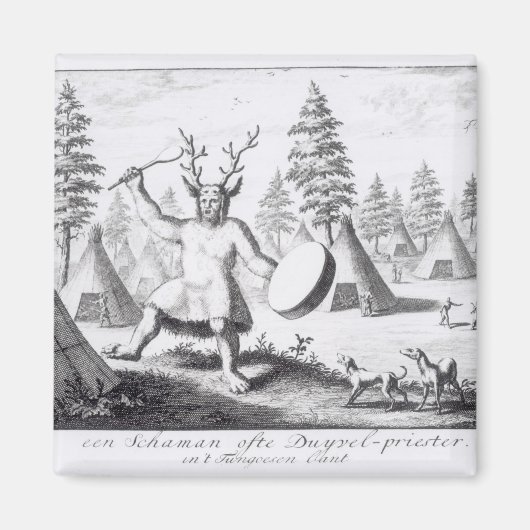 Indianeramerikaner Shaman Magnet (Vorne)