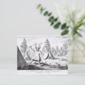 Indianeramerikaner Shaman Postkarte (Stehend Vorderseite)