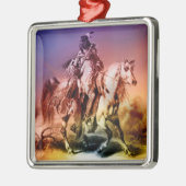 Indianeramerikaner Silbernes Ornament (Links)