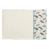 Indianeramerikaner Südwest Feather Muster Kissenbezug (Rückseite)