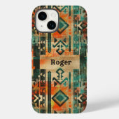 Indianeramerikaner Südwestaztec Personalisiert Case-Mate iPhone Hülle (Rückseite)