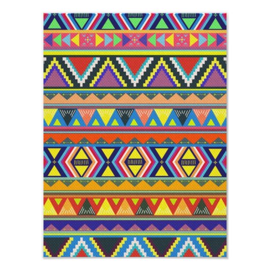 Indianeramerikaner Südwestfarbenfroh Fotodruck (Vorne)