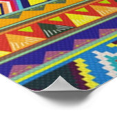 Indianeramerikaner Südwestfarbenfroh Poster (Ecke)