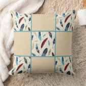 Indianeramerikaner Südwestfeather Quilt Muster Kissen (Decke)