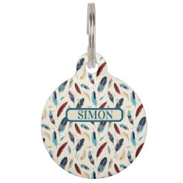 Indianeramerikaner Südweststil Muster Haustiermarke